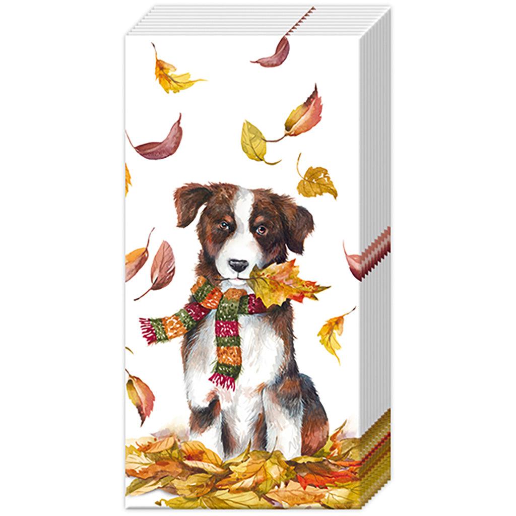 Dog Having Fun Napkin