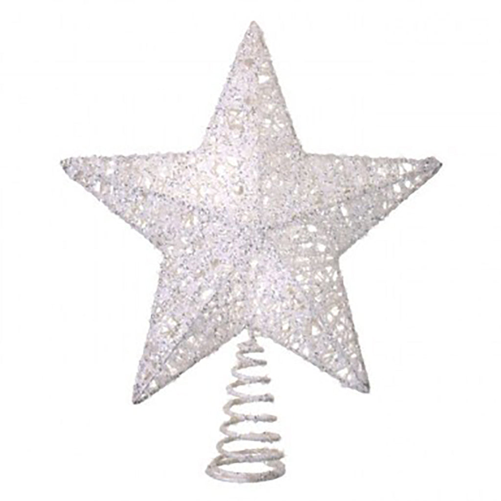 This elegant tree topper features a captivating blend of glittering sequins that catch and reflect the festive lights, adding a touch of glamour to your holiday decorations.