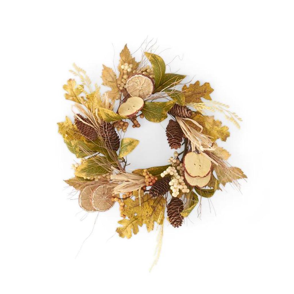 Mixed Fall Leaves Candle Ring