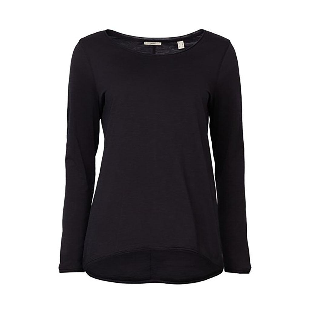 Slub Long Sleeve Tee Black