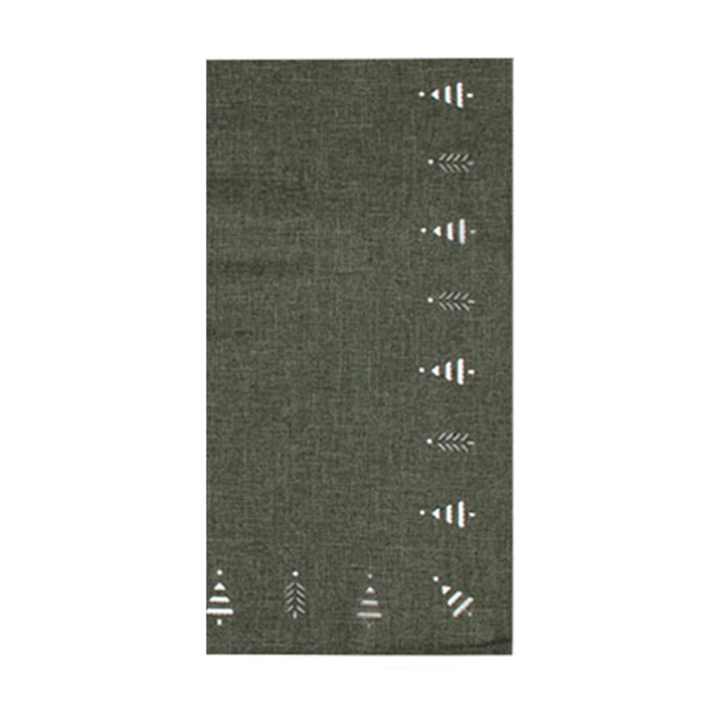 Tree Hemstitch Napkin Set of 4 Forest
