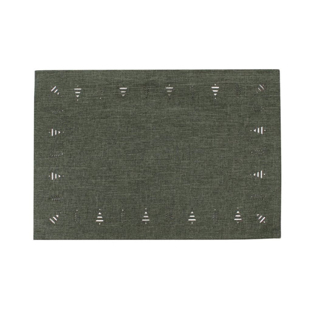 Tree Hemstitch Placemat