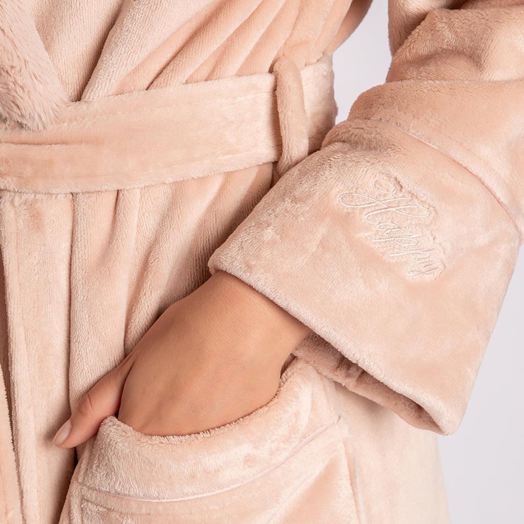 Luxe Plush Robe Blush