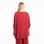 Woven 3/4 Sleeve Tunic Red