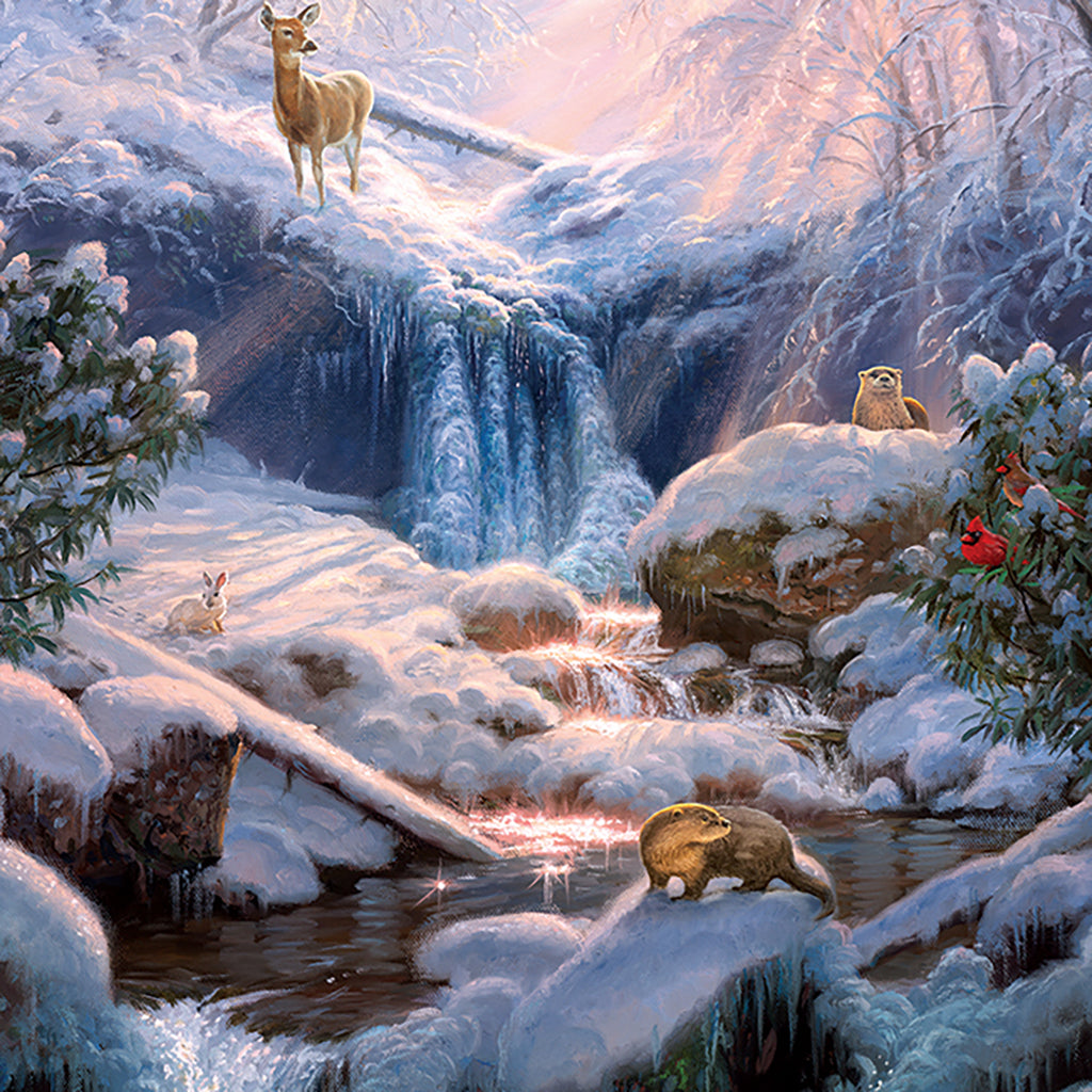 Mystic Falls In Winter 1000pc Puzzle