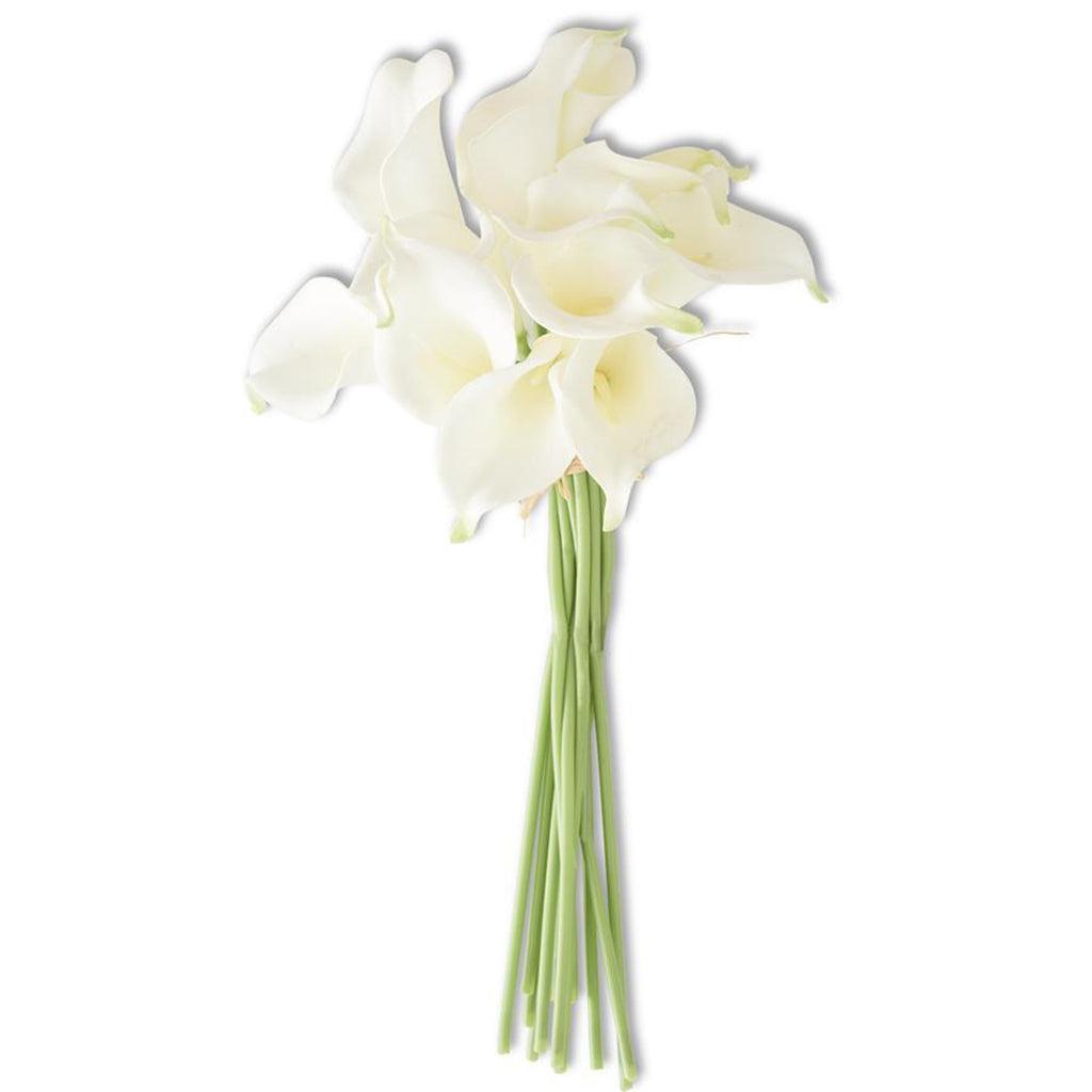 Real Touch White Calla Lily 12 Stem 14&quot;