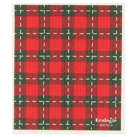 Tartan Swedish Dishcloth