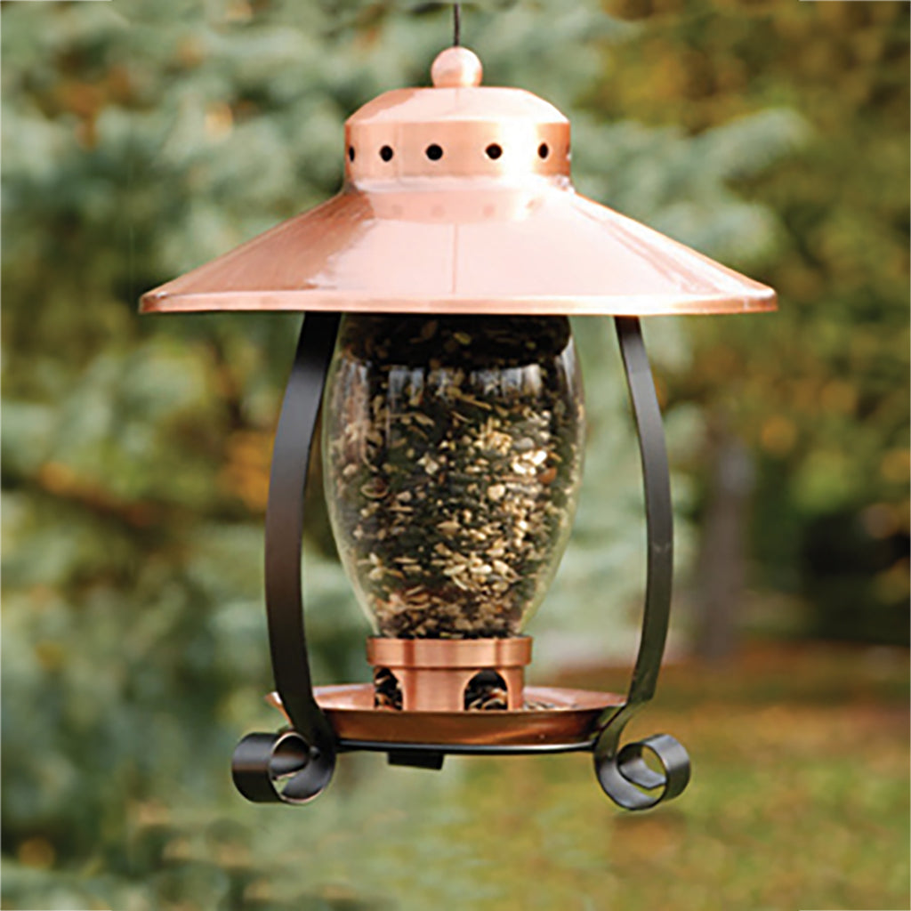 Feeder Mini Lantern Copper Finish