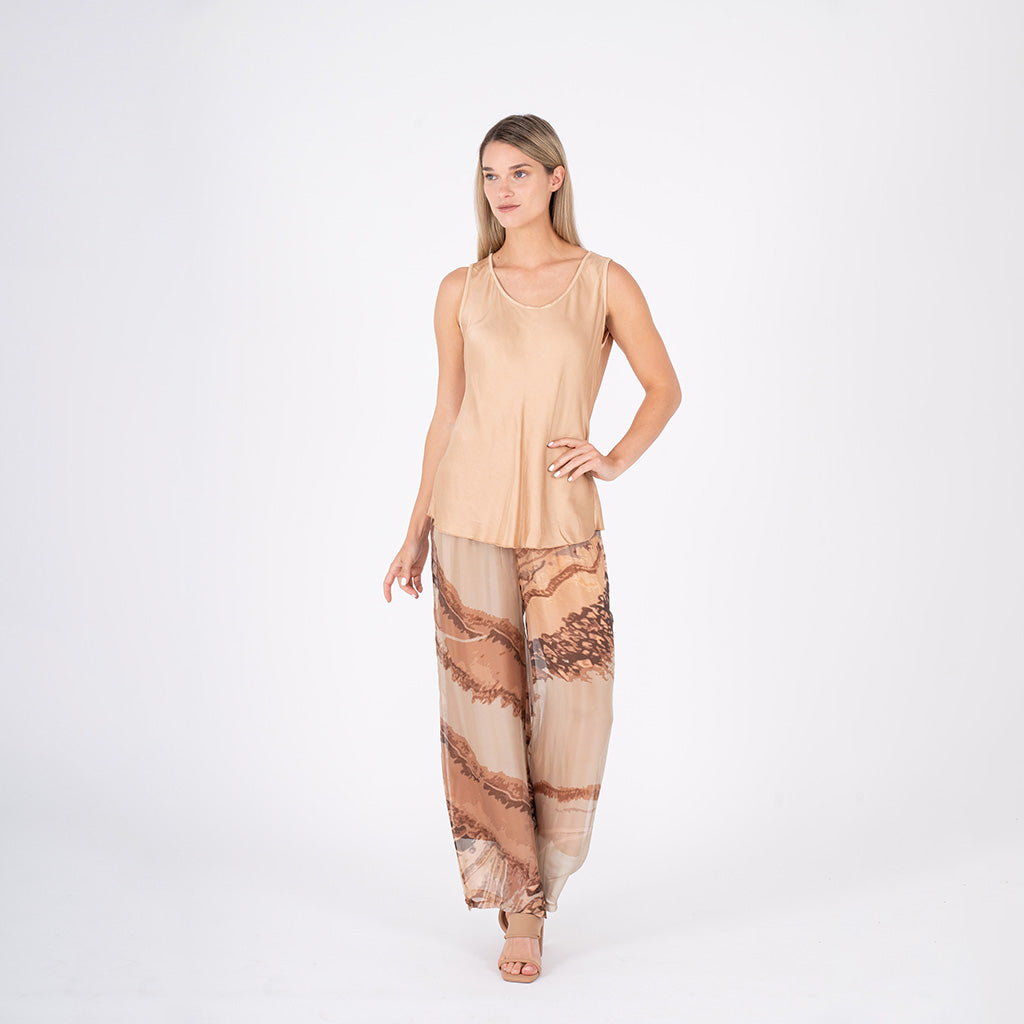 Woven Cami Camel