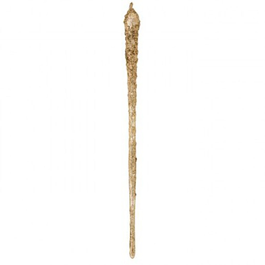 Glass Champagne Glitter Icicle Ornament