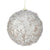Beaded Crackle Ball Ornament