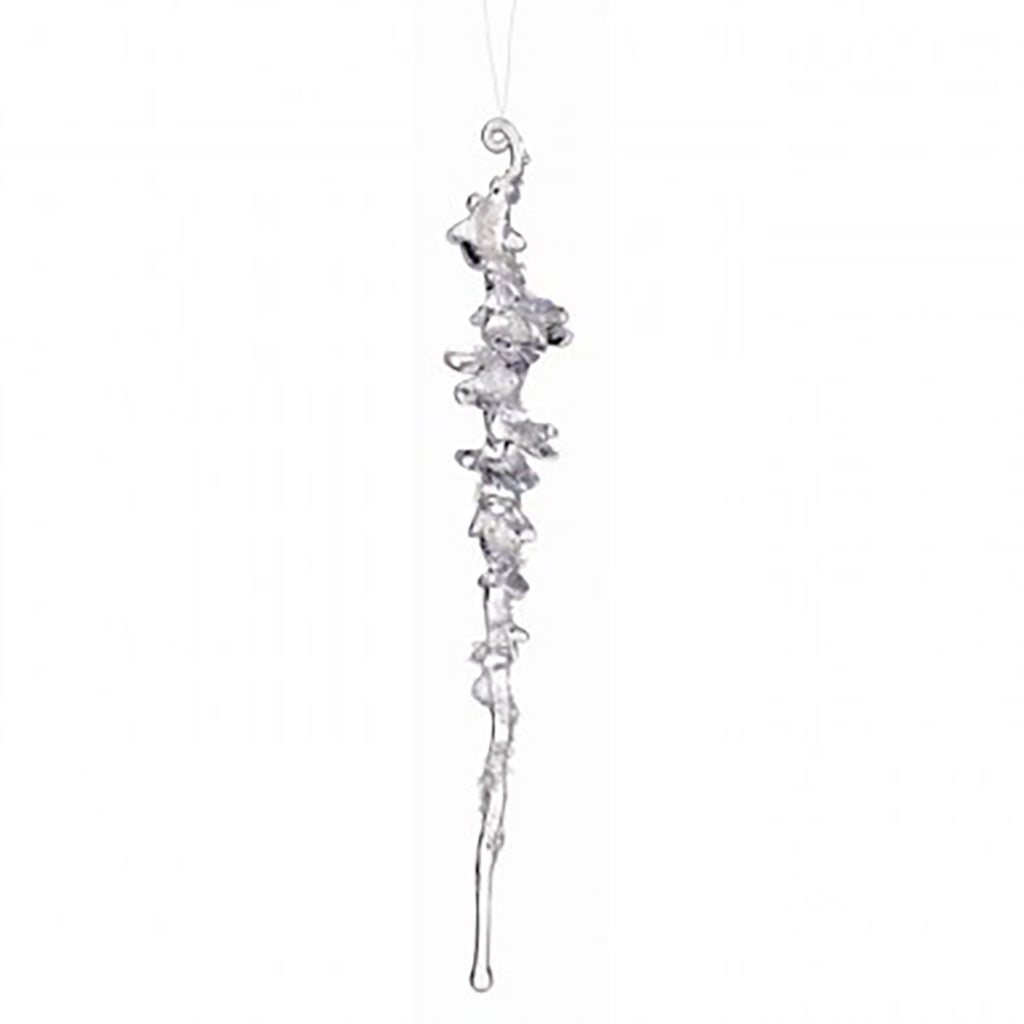 Glitter Dripping Icicle Ornament