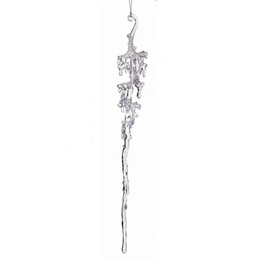 Glitter Dripping Icicle Ornament