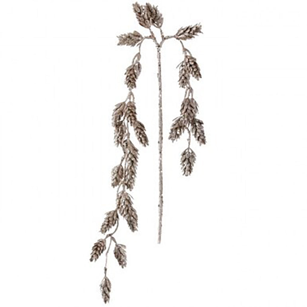 Glitter Hanging Alpine Cone Spray