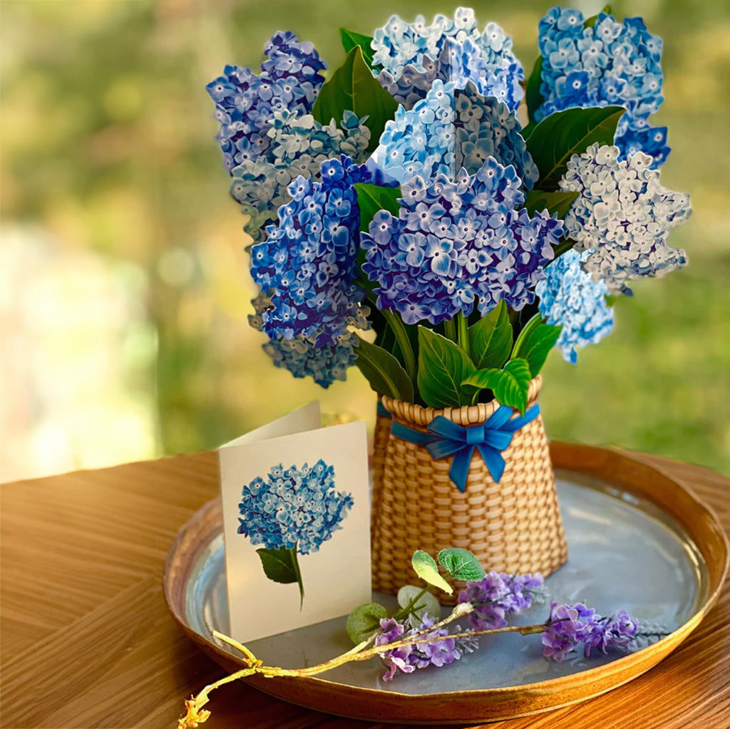 Nantucket Hydrangeas and Card