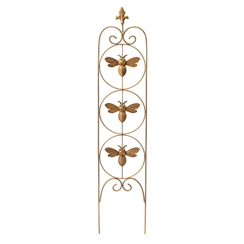 Add a touch of whimsy to your garden with the 3 Bumble Bee Stake. Measuring 7.5&quot; in length and standing at 35.75&quot; tall, this stake makes for a charming addition to any outdoor space. Its vibrant colors and durable construction will surely bring joy and beauty to your garden for years to come.
