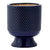 Cobalt Hobnail Pedestal Pot