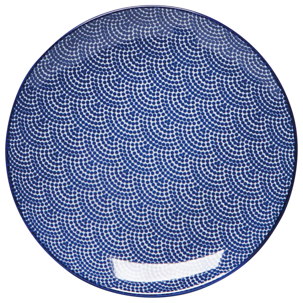 Blue Waves Appetizer Plate