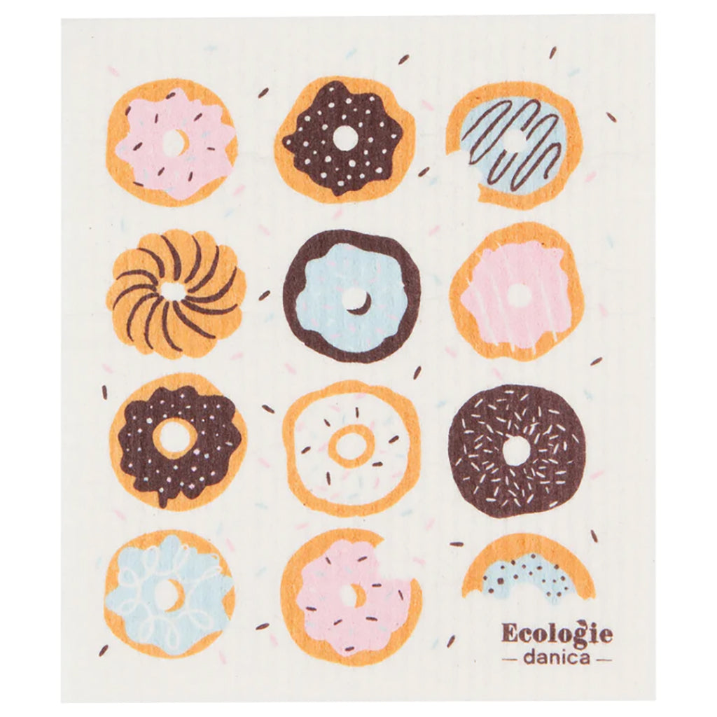 Donuts Swedish Dishcloth