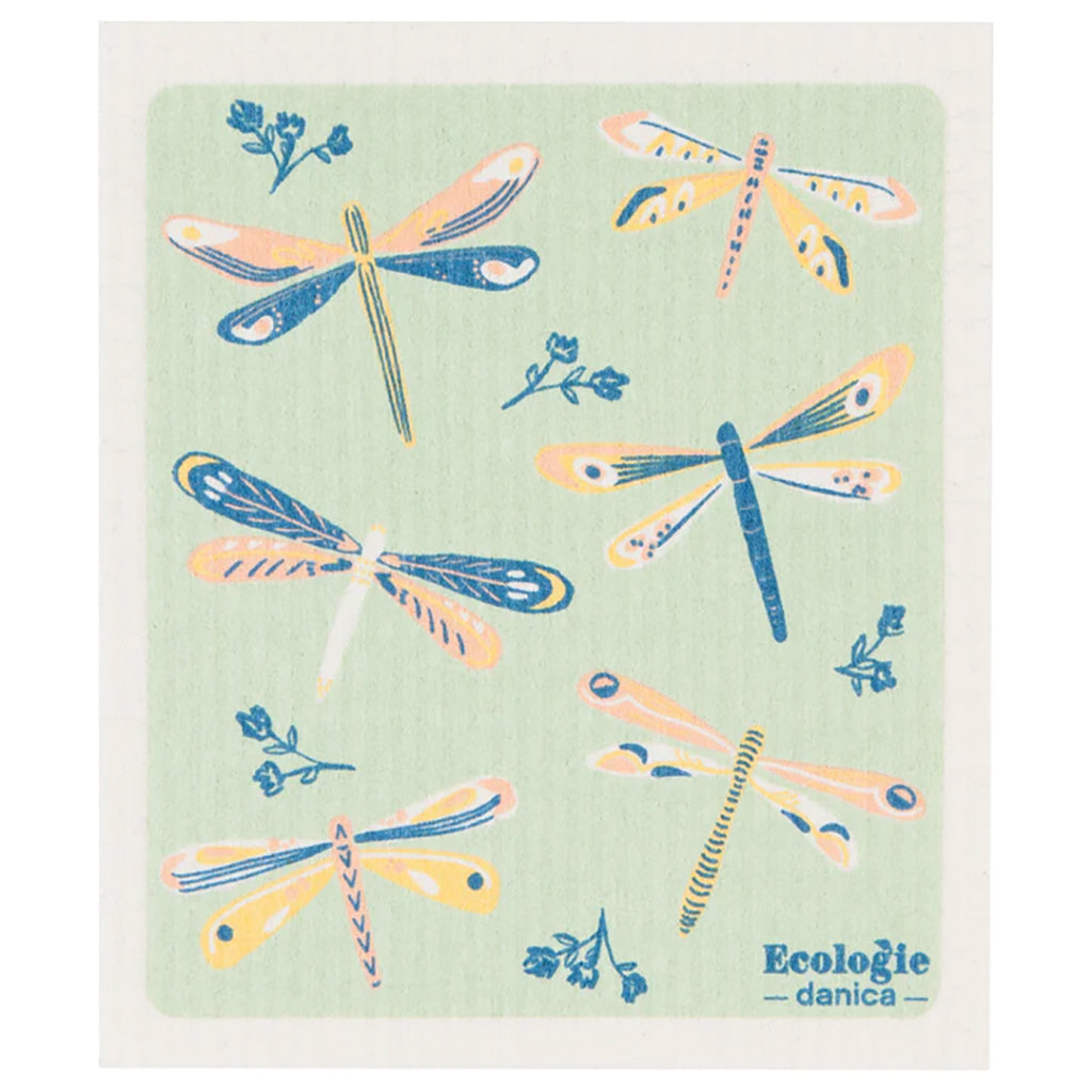 Dragonfly Swedish Dishcloth