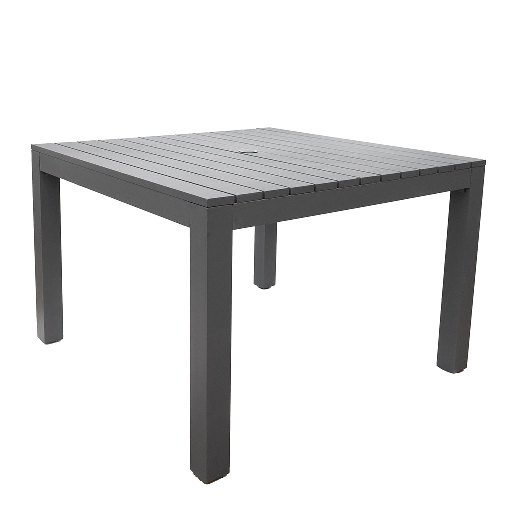 Coronado Square Dining Table 44" Alum Graphite