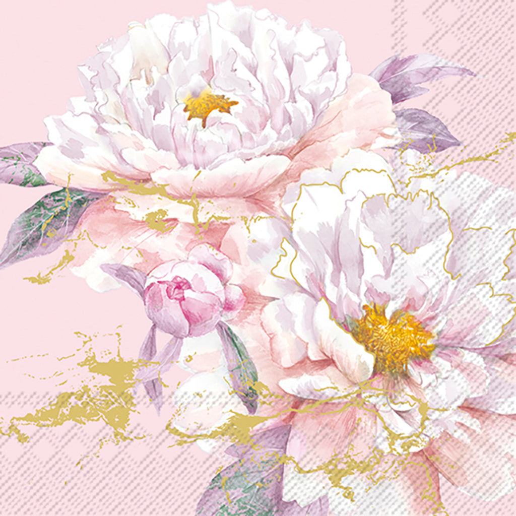 Happy Peony Napkin