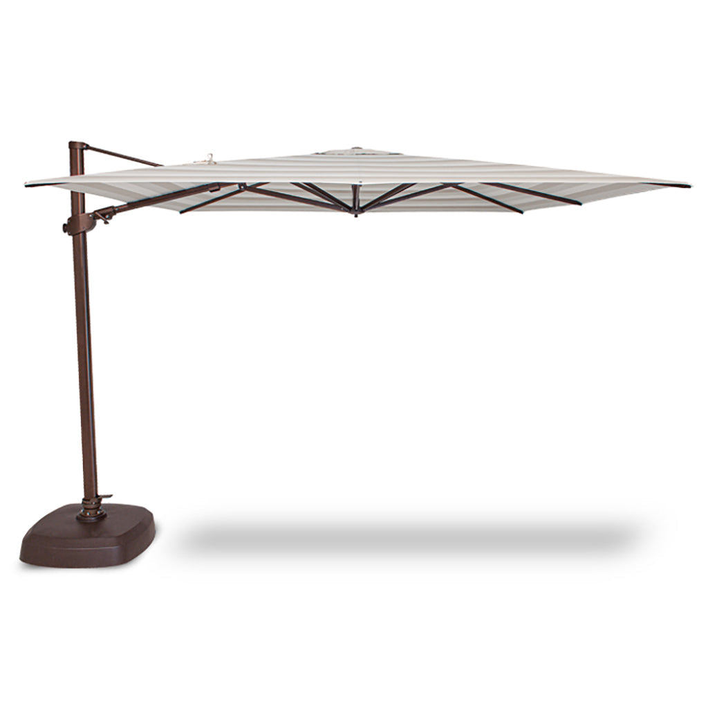 10&#39; Square Cantilever Umbrella Boulder