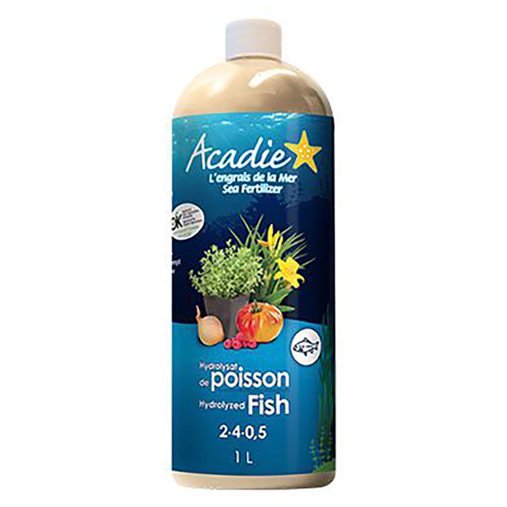Acadie Hydrolyzed Fish Concentrate 1L