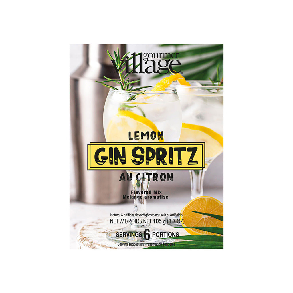 Lemon Gin Spritz Makes 6 Servings