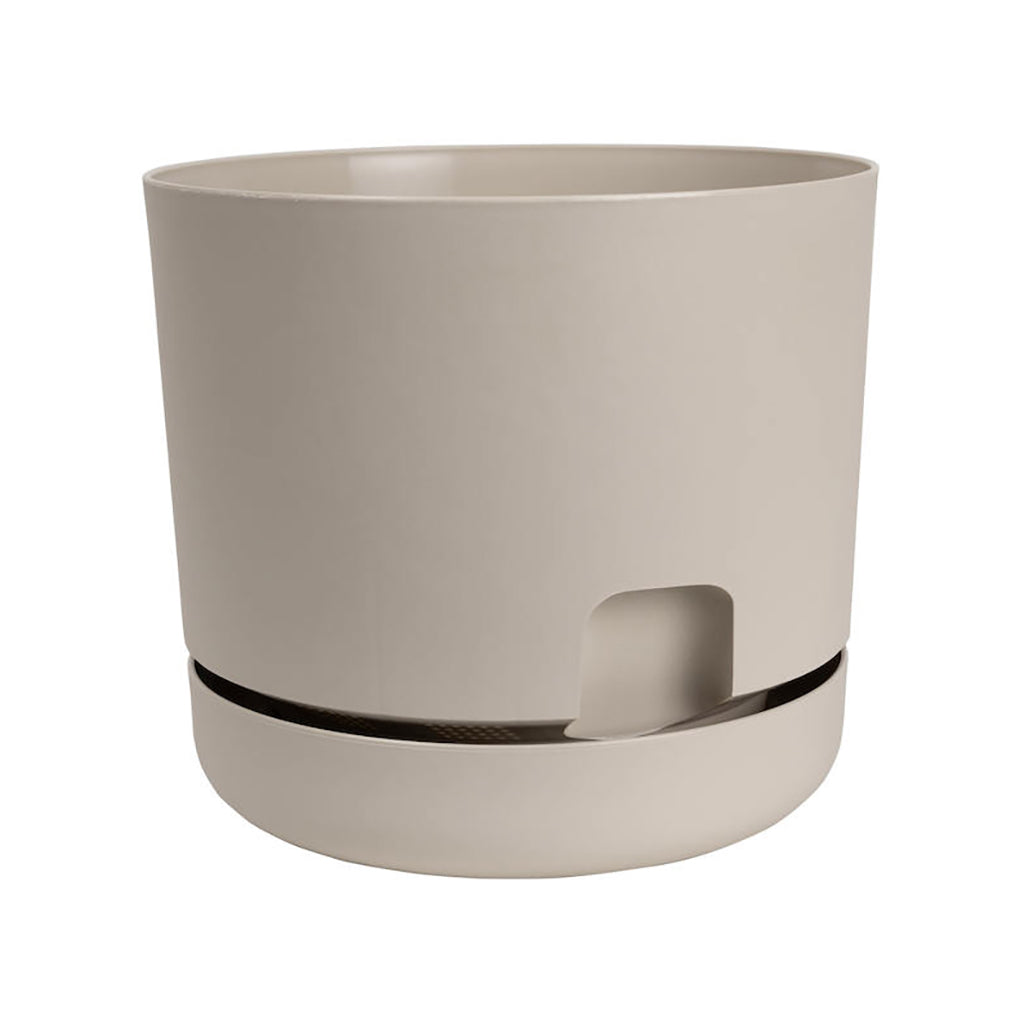 Oasis Planter W/ Saucer 6" Mocha