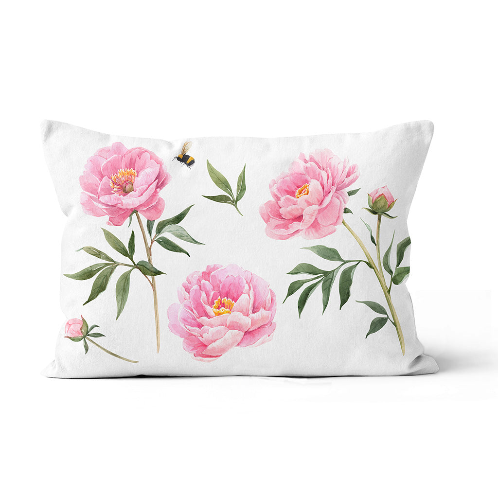 Peonies and Honey Pillow 16x24