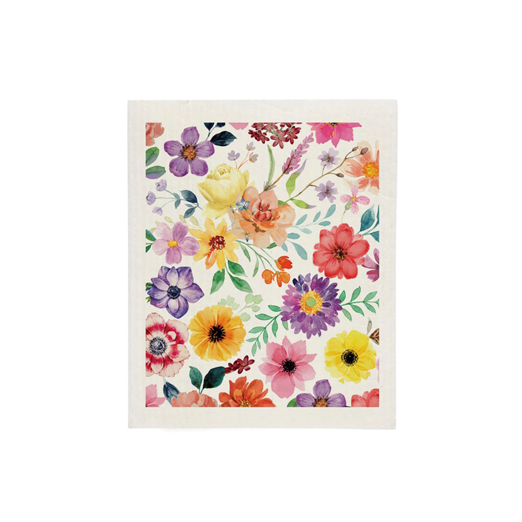 Mixed Floral Sponge Cloth