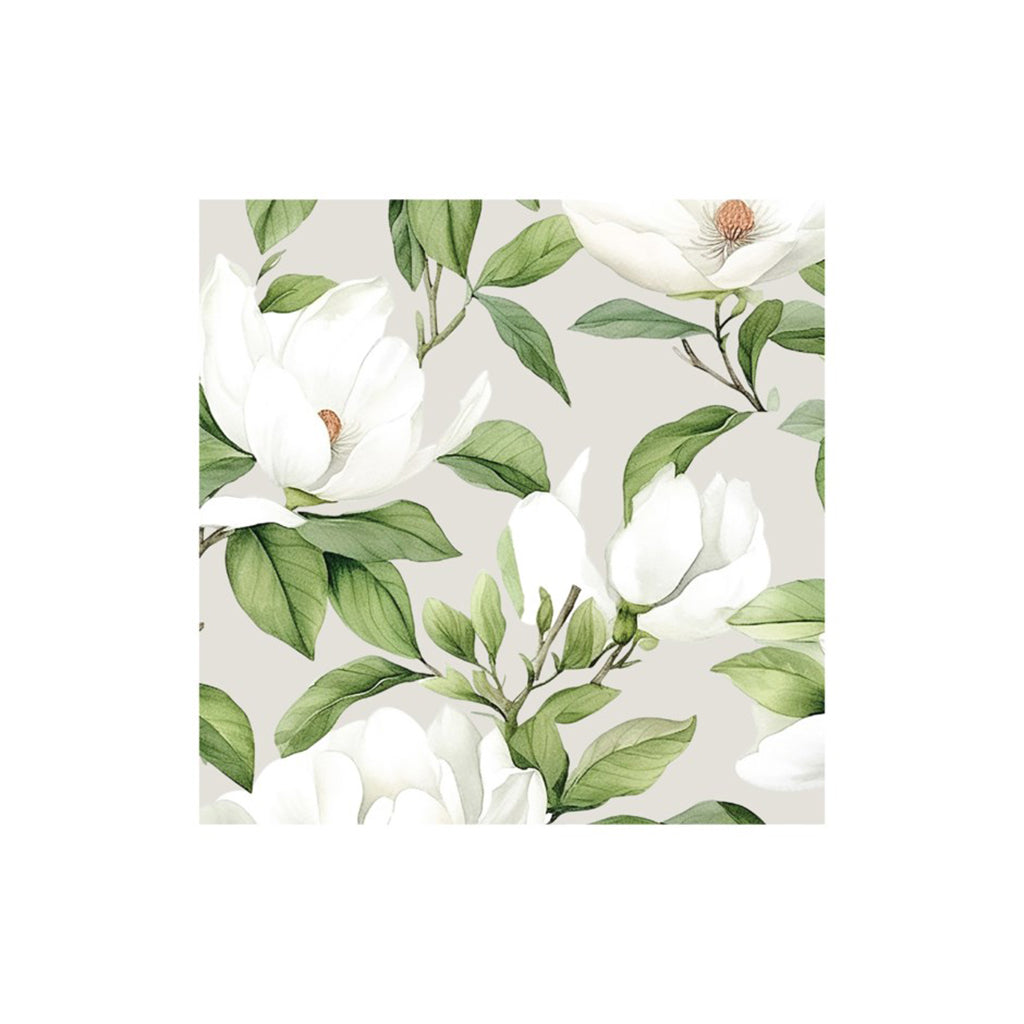 White Blossom Printed Napkins