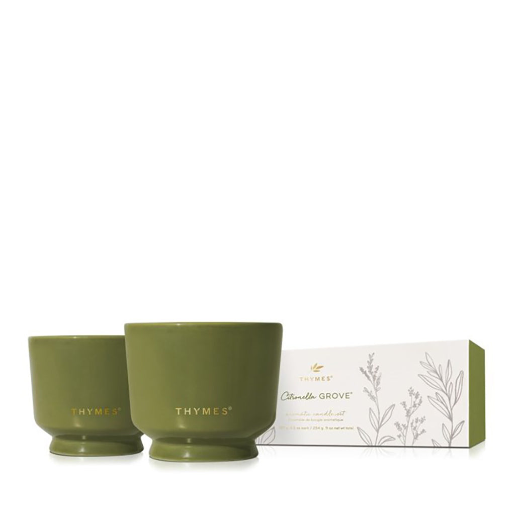 Citronella Grove Aromatic Candle Set-Thymes