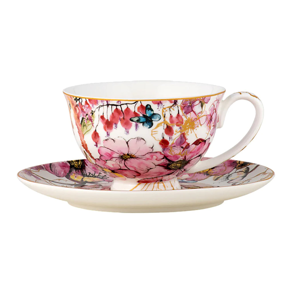 Enchanted Footed Cup & Saucer