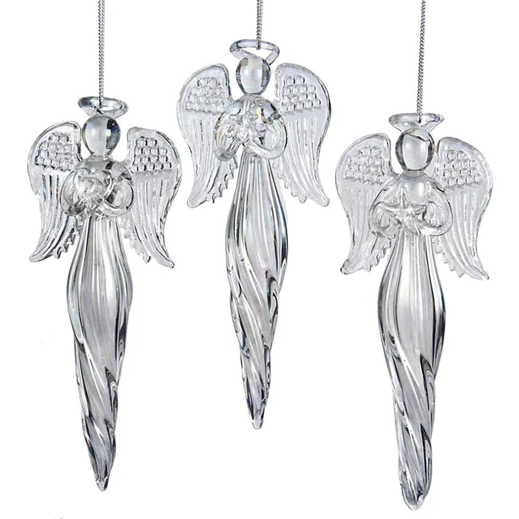 Glass Angel Ornament