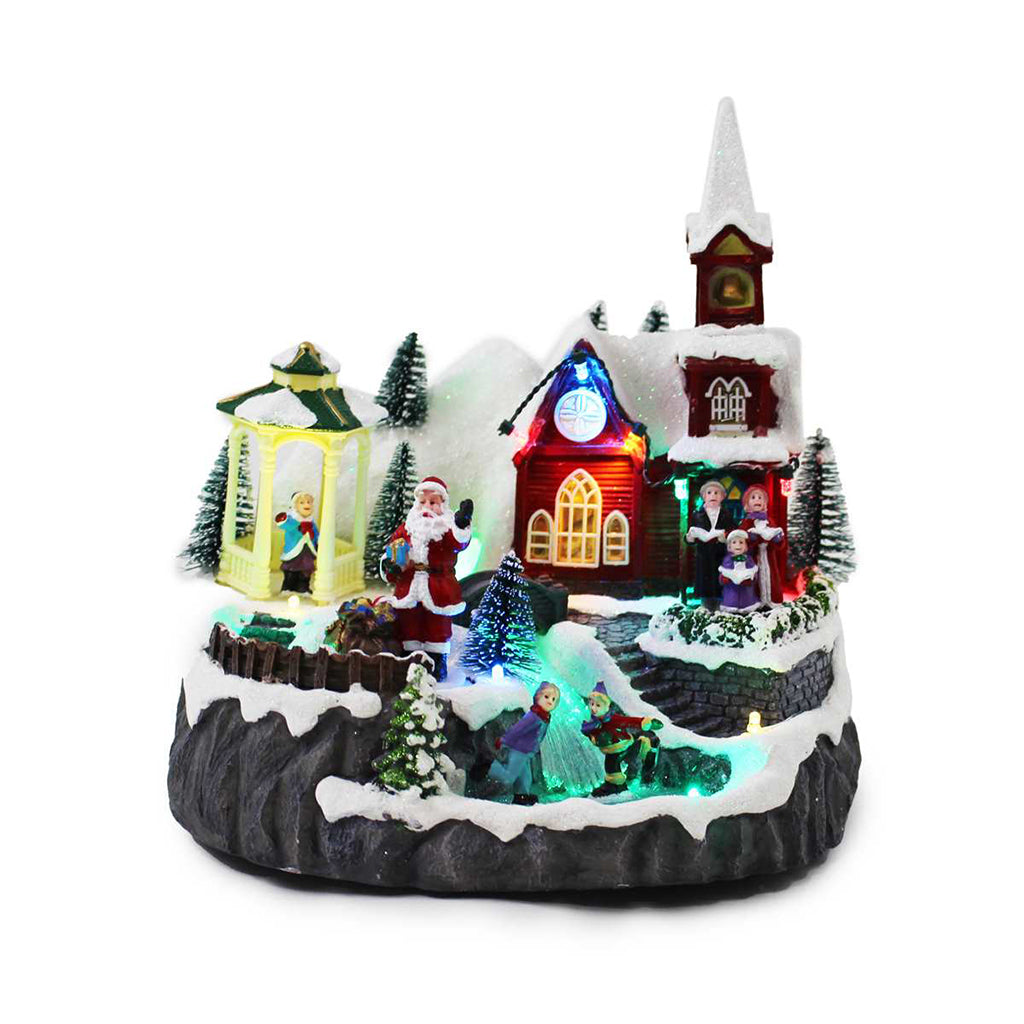 Led Musical Animated Village