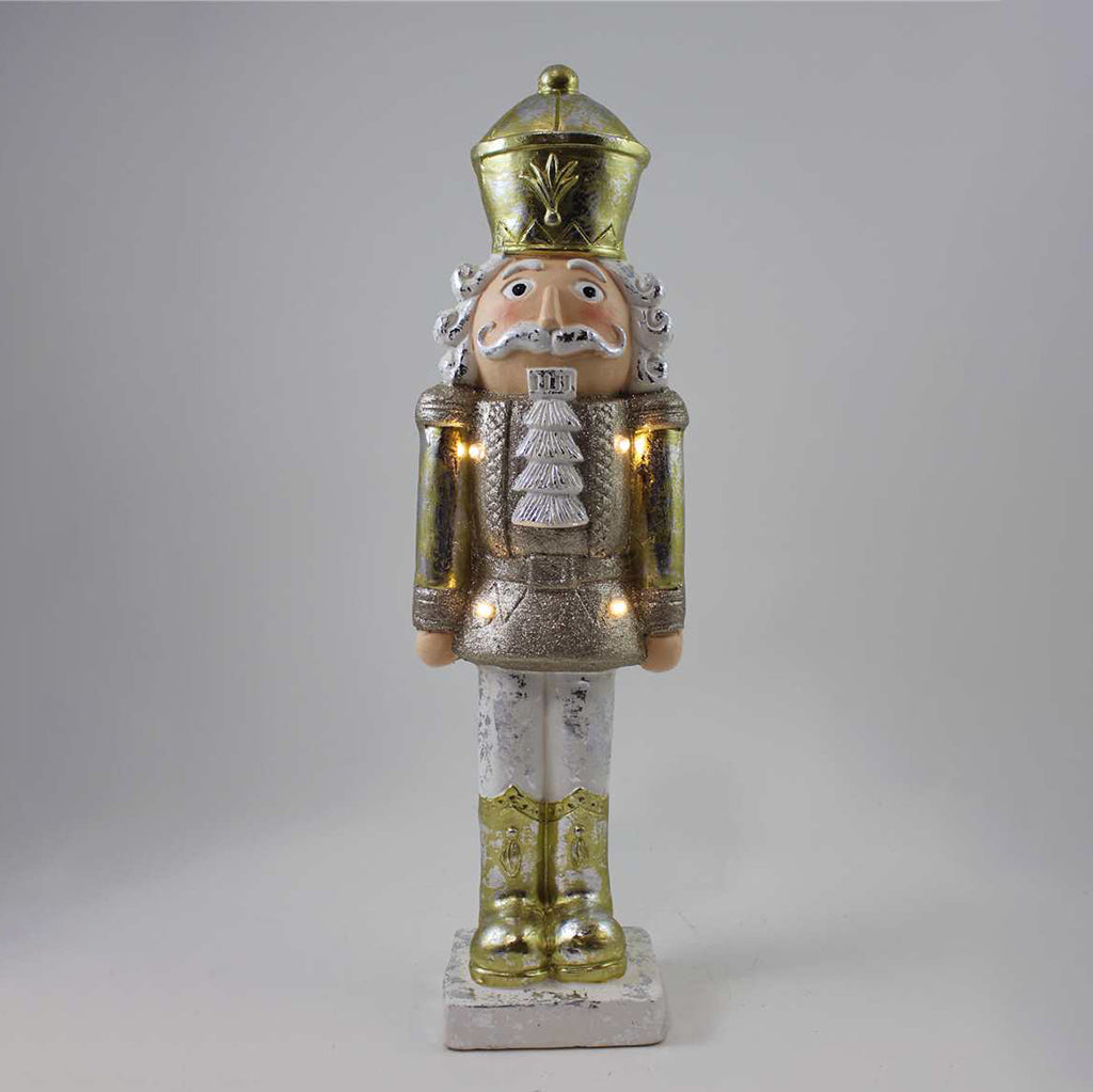 Gold Nutcracker with LED