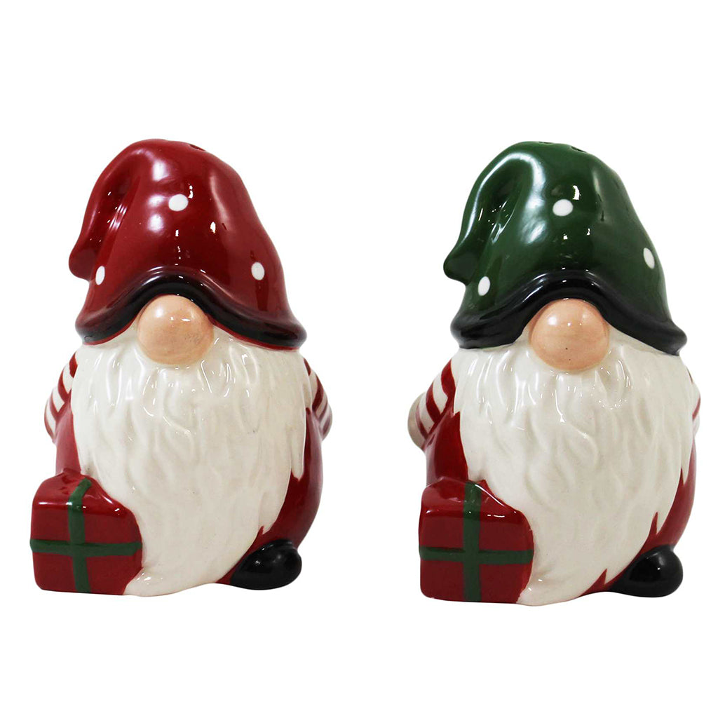 Ceramic Gnome Salt & Pepper Set