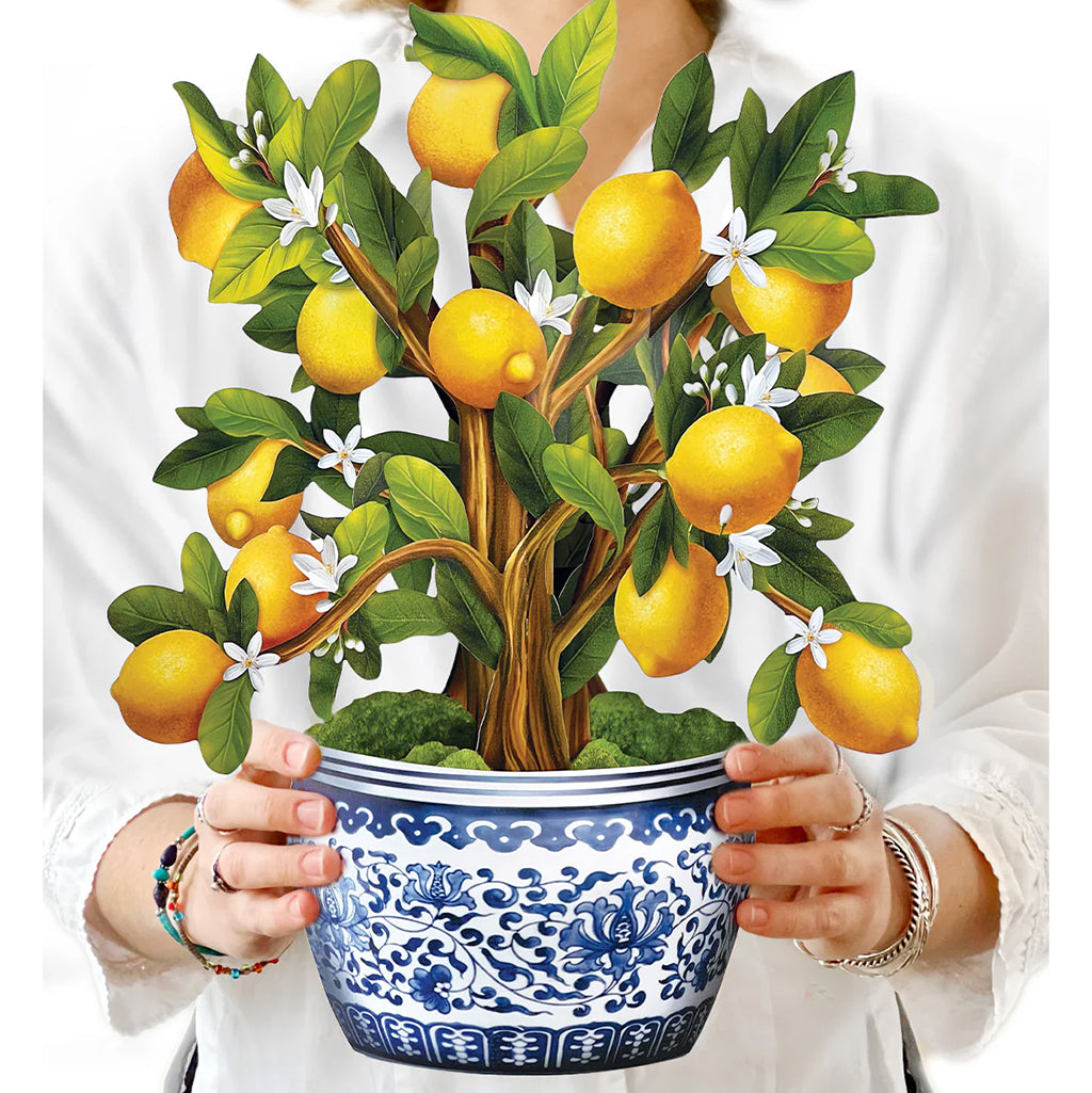 Lemon Blossom Tree and Card