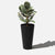 Demi Tall 26" Planter Black