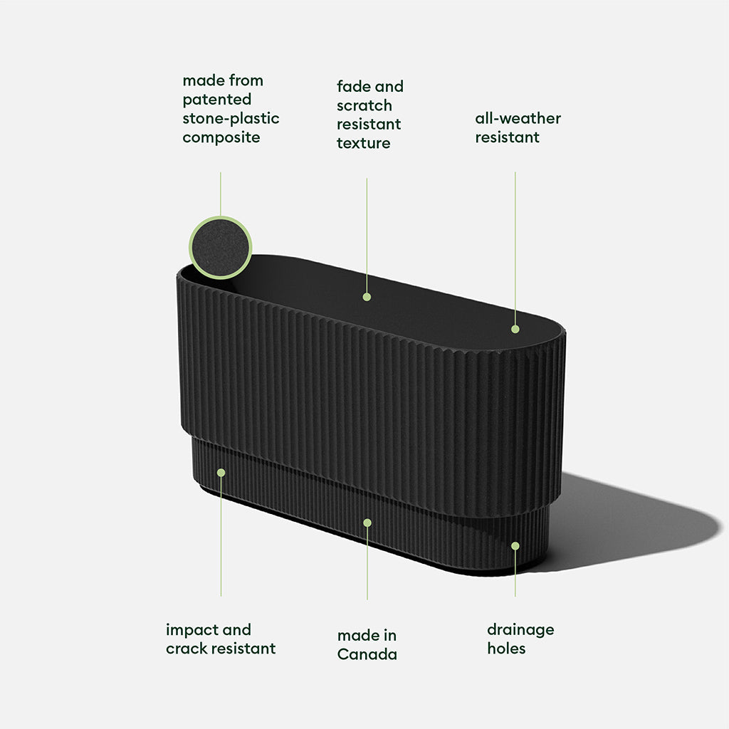 Demi Long Planter 30"