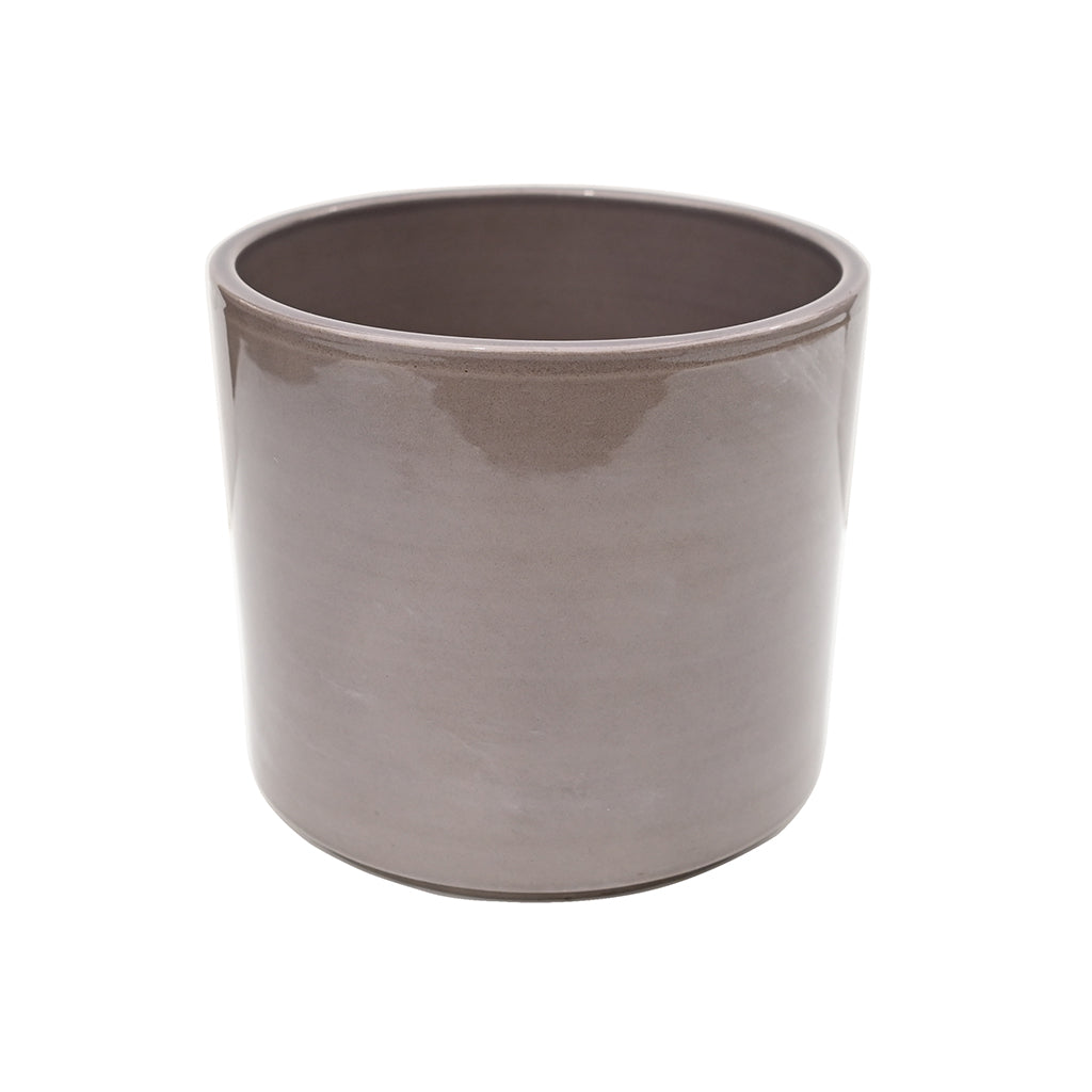 Pillar Pot Grey Glazed