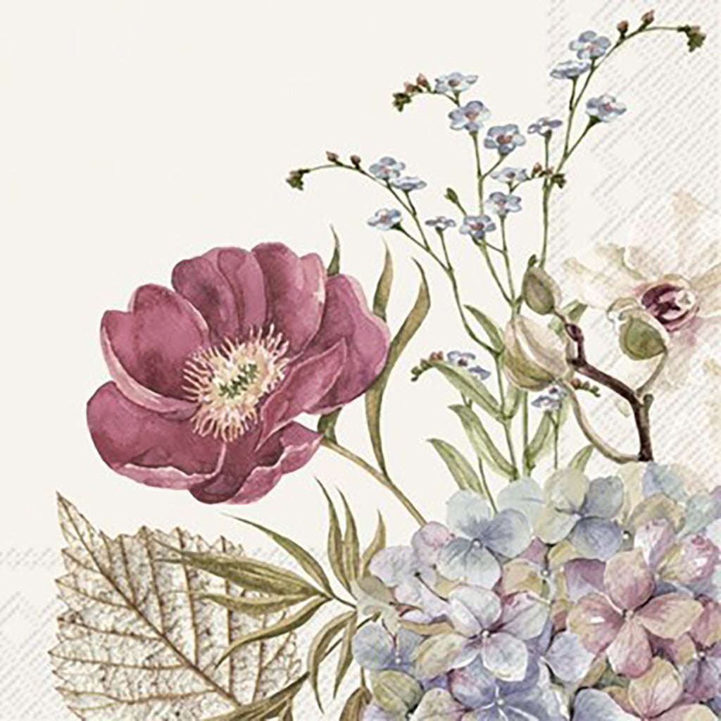 Belles Fleurs Cream Napkin