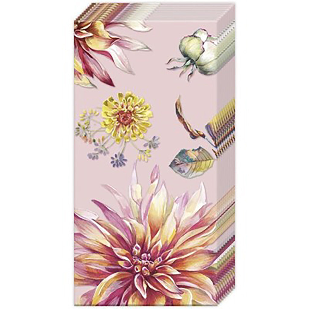 Dahlia Dream Pocket Tissue