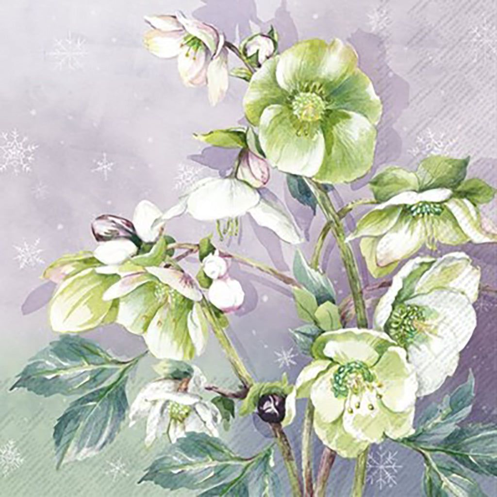 Winter Bouquet Cocktail Napkin