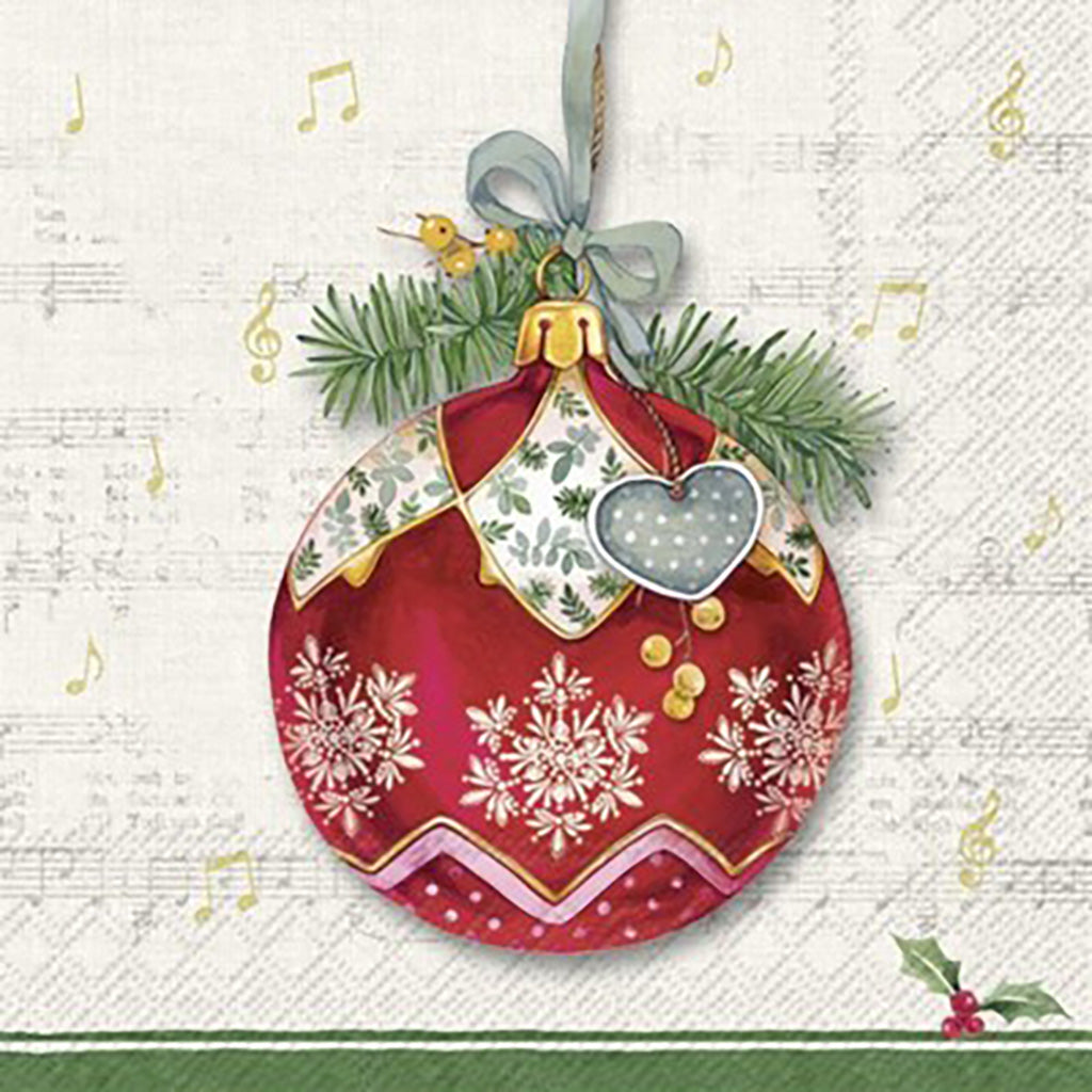 Christmas Bauble Lunch Napkin