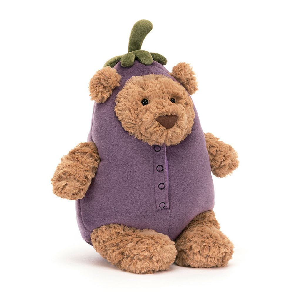 Bartholomew Bear Eggplant Jellycat