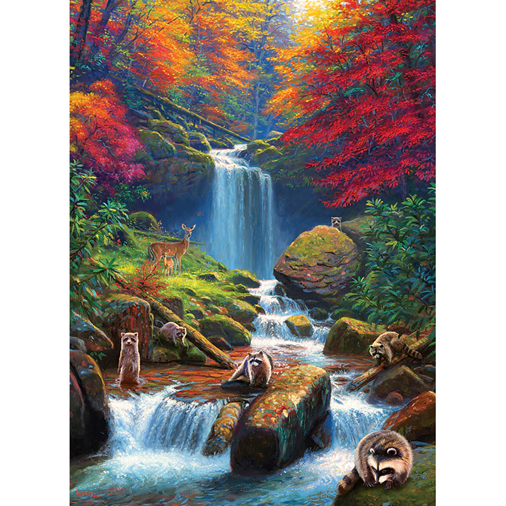 Mystic Falls In Autumn 1000Pc Puzzle