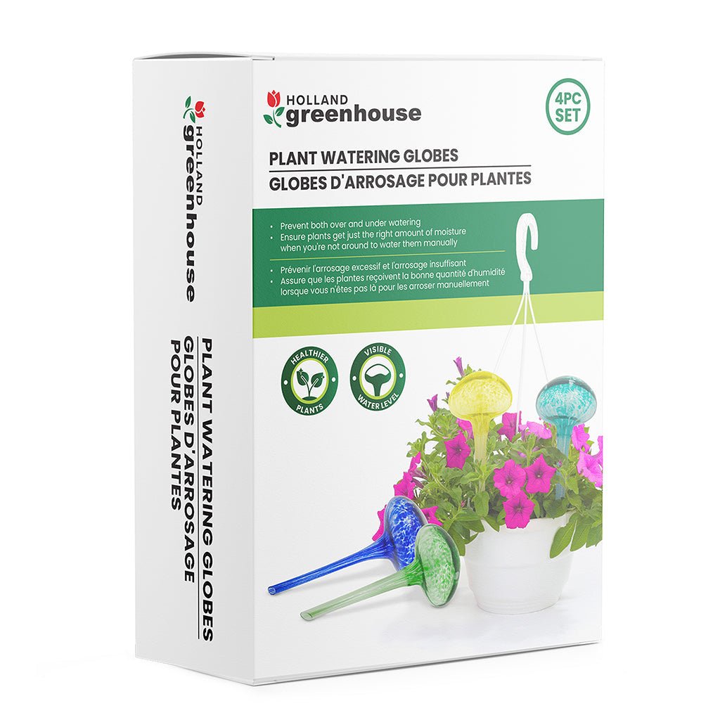 Glass Plant Watering Globes Set Of 4